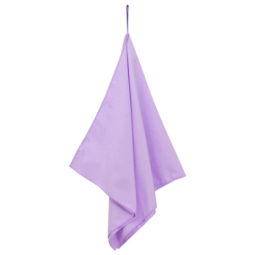 vidaXL Serviettes de sport 2 pcs Violet 100 x 50 cm - Image 3