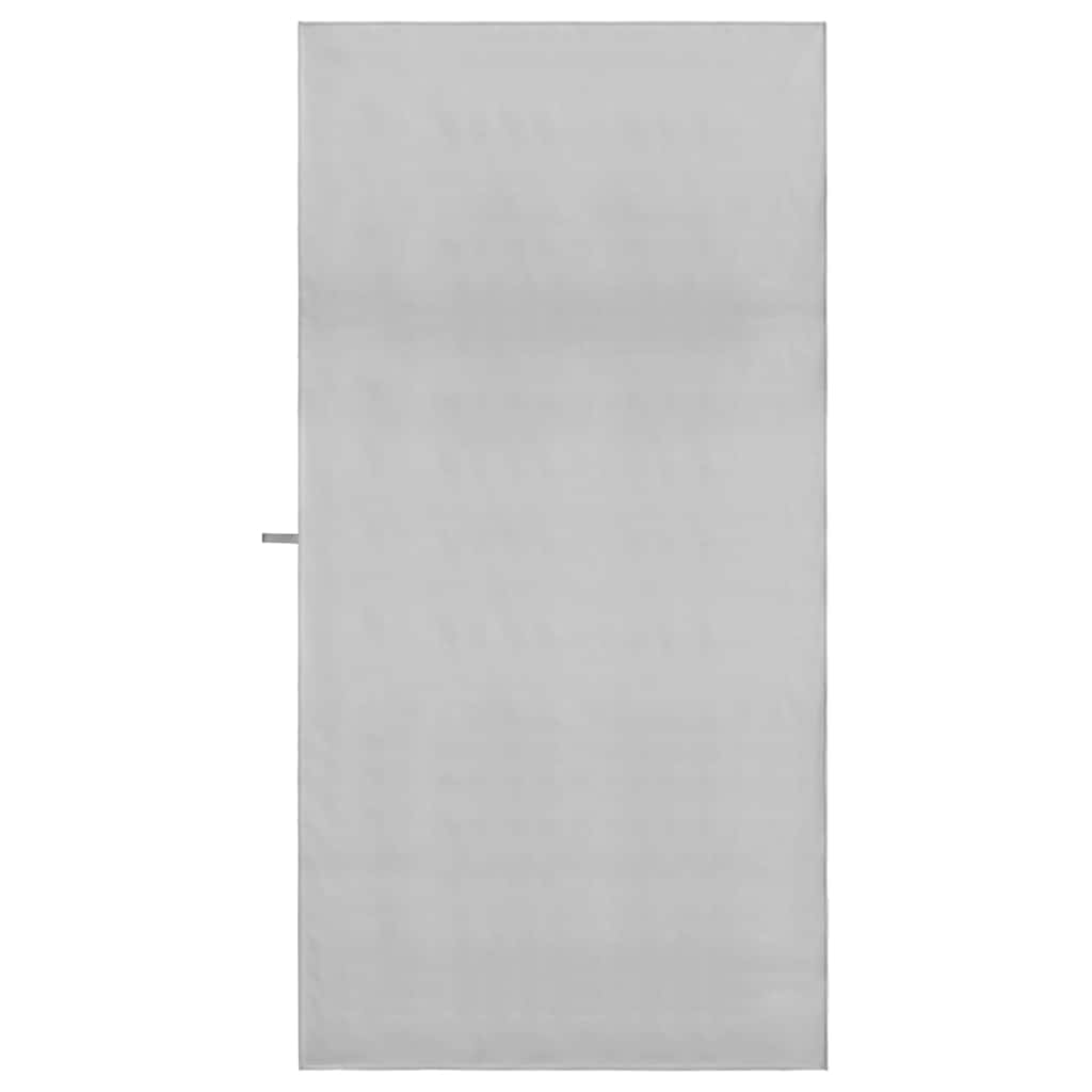 vidaXL Serviettes de sport 2 pcs Gris 200 x 100 cm - Image 4
