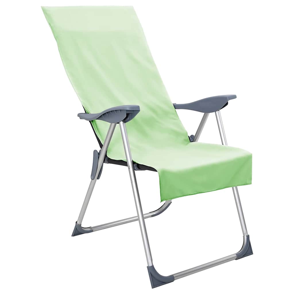 vidaXL Serviettes de chaise d'extérieur 2 pcs Bleu 130 x 60 cm - Image 3