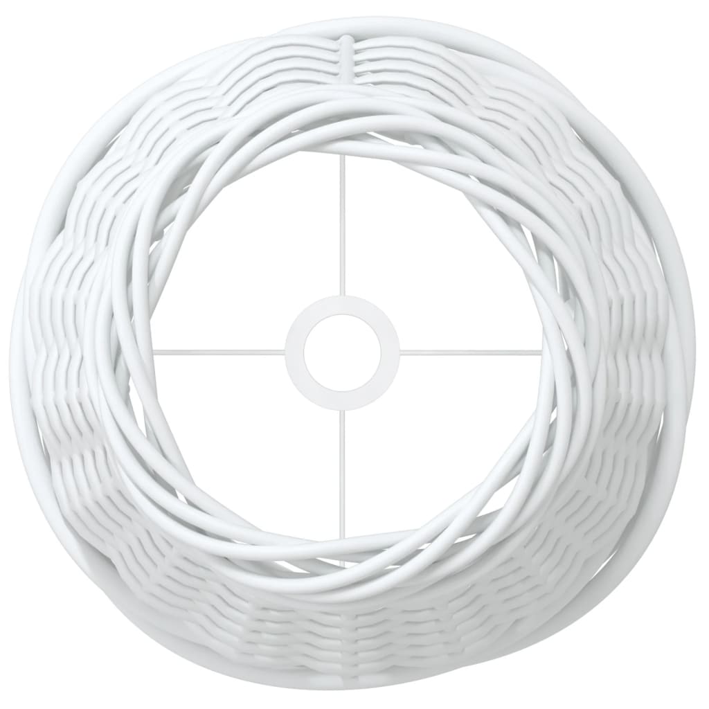 vidaXL Abat-jour blanc Ø15x12 cm osier - Image 5