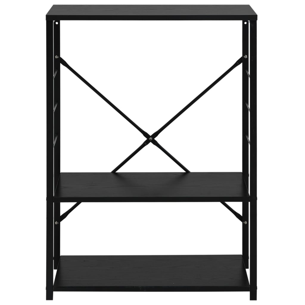 vidaXL Armoire à four à micro-ondes Noir 60x39,6x79,5 cm - Image 3