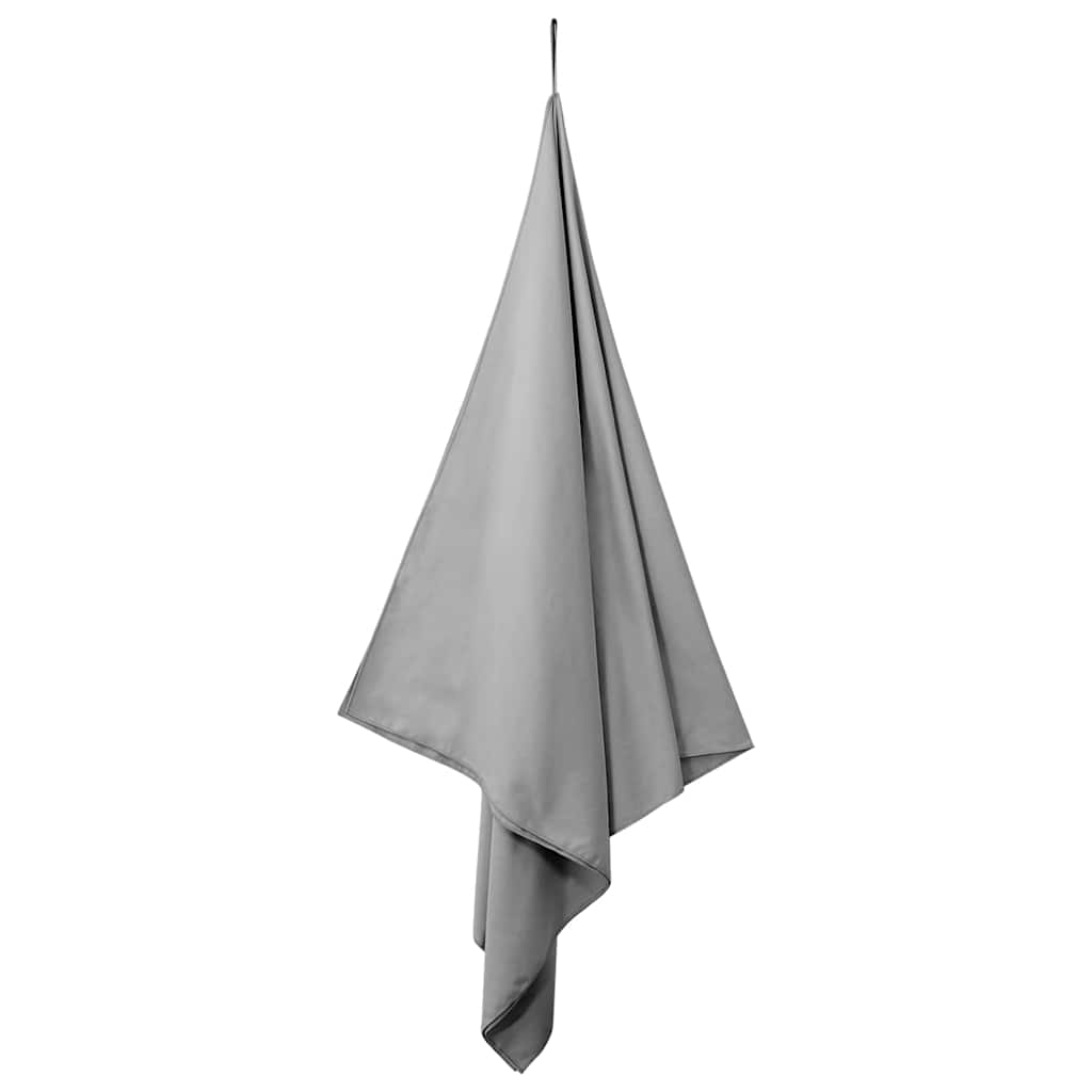 vidaXL Serviettes de sport 2 pcs Gris foncé 90 x 180 cm - Image 3
