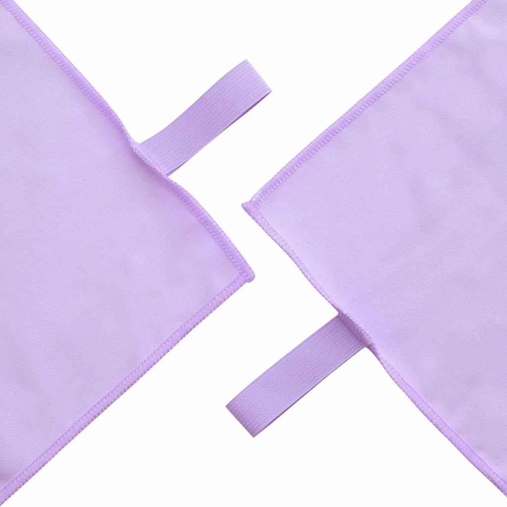 vidaXL Set de serviettes de sport 3 pcs Violet Polyester et Polyamide - Image 5