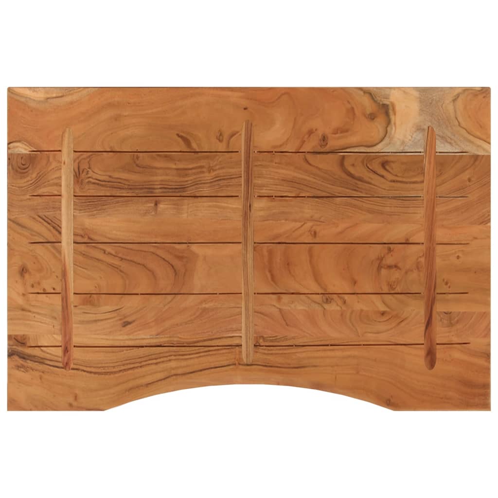 vidaXL Tablero de escritorio rectangular madera acacia 100x60x2,5 cm - Image 5