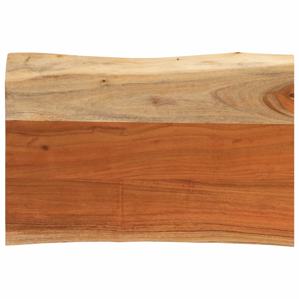 vidaXL Tablero de mesa rectangular borde natural acacia 50x40x3,8 cm