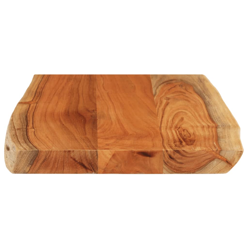 vidaXL Tablero de mesa rectangular borde natural acacia 50x40x3,8 cm - Image 4