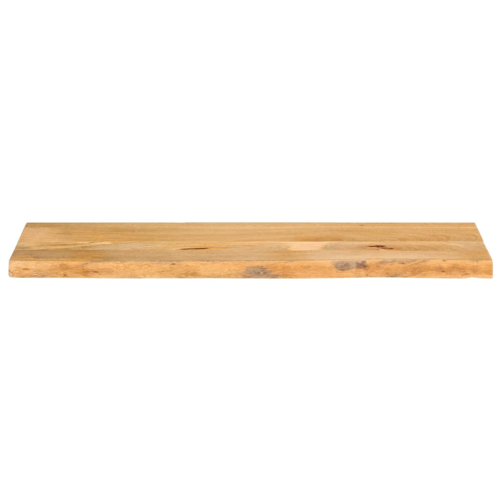 vidaXL Tablero de mesa borde natural madera maciza mango 110x30x3,8 cm - Image 3