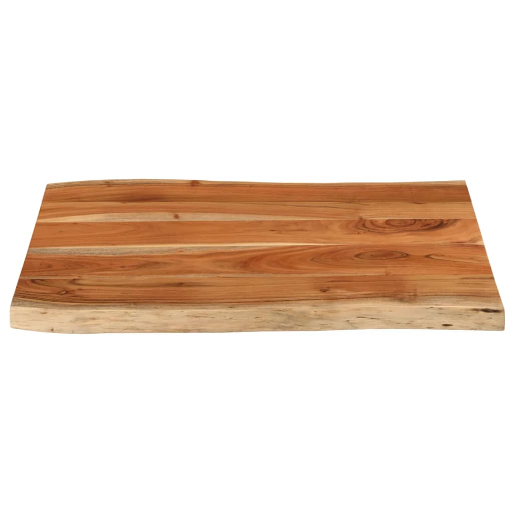vidaXL Tablero de mesa rectangular borde natural acacia 90x60x2,5 cm - Image 3