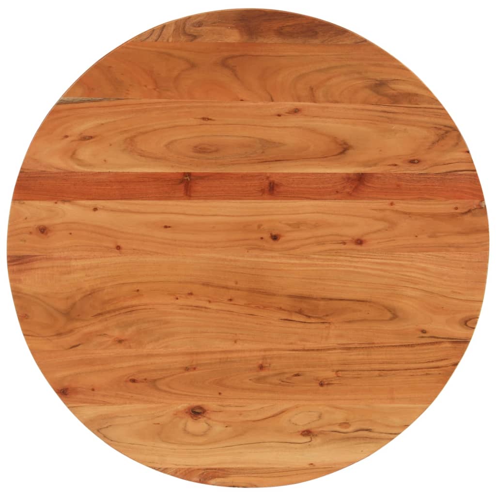 vidaXL Tablero de mesa redondo madera maciza de acacia Ø90x3,8 cm