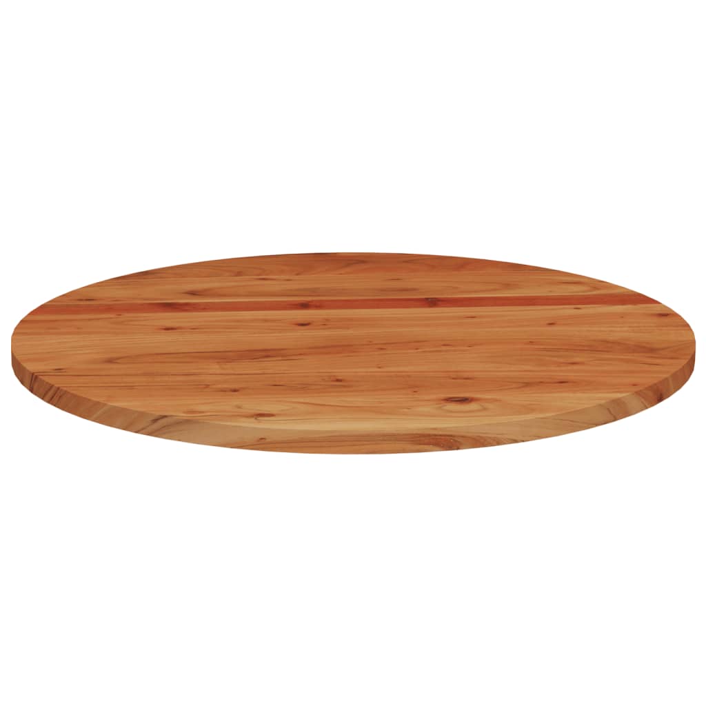 vidaXL Tablero de mesa redondo madera maciza de acacia Ø70x3,8 cm - Image 4