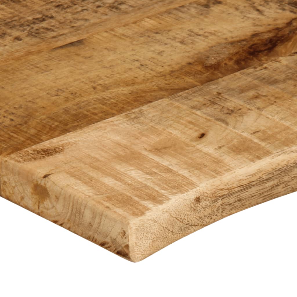 vidaXL Tablero de mesa borde natural madera maciza mango 110x60x3,8 cm - Image 6