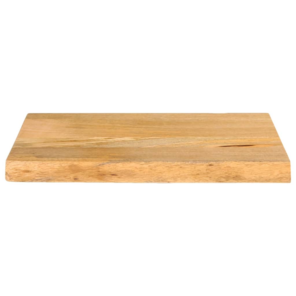 vidaXL Tablero de mesa borde natural madera maciza mango 40x30x3,8 cm - Image 3