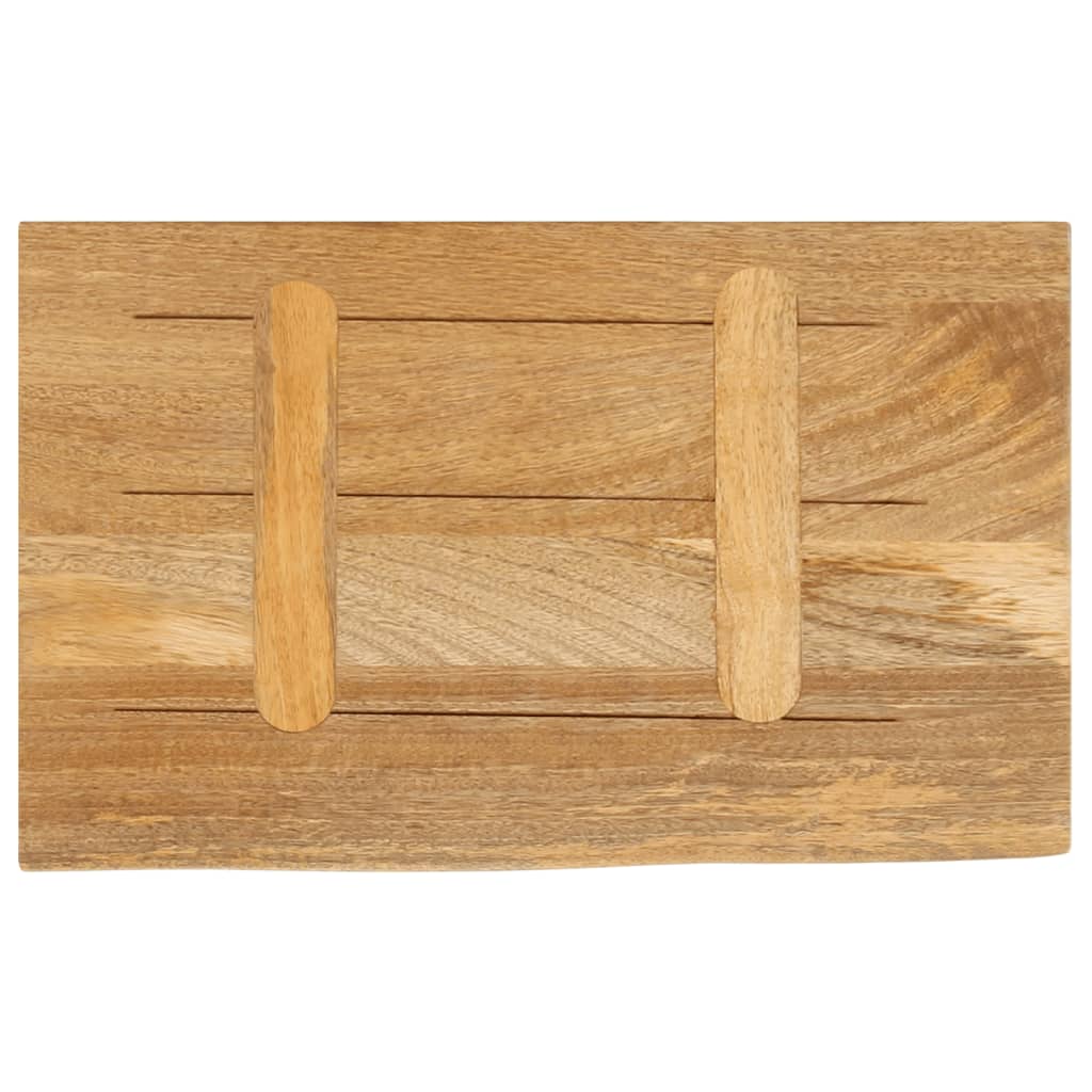 vidaXL Tablero de mesa borde natural madera maciza mango 60x30x3,8 cm - Image 5