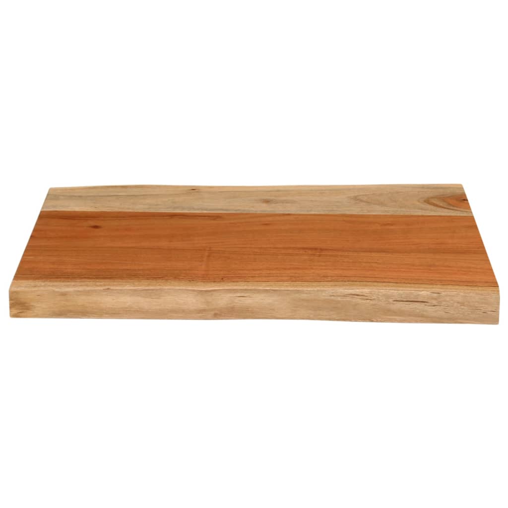 vidaXL Tablero de mesa rectangular borde natural acacia 60x40x3,8 cm - Image 3