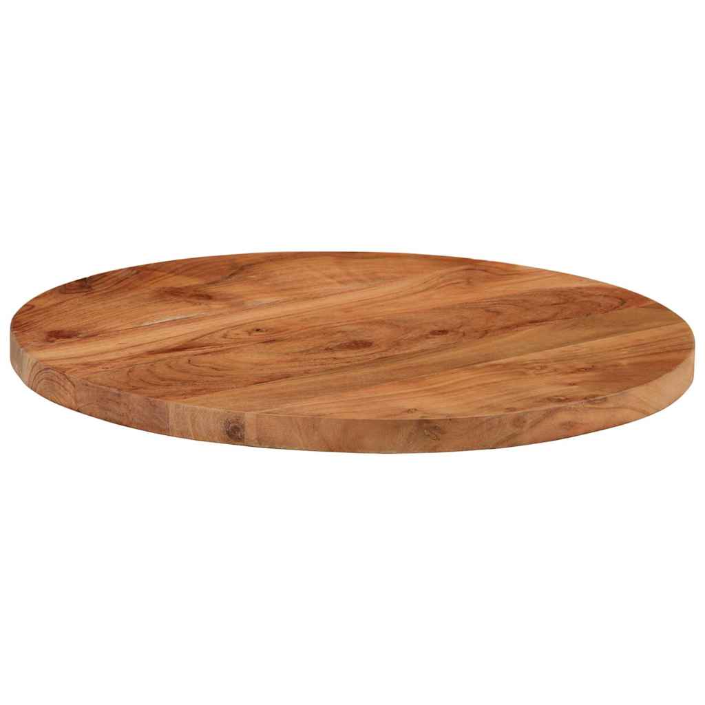 vidaXL Tablero de mesa redondo madera maciza de acacia Ø40x2,5 cm