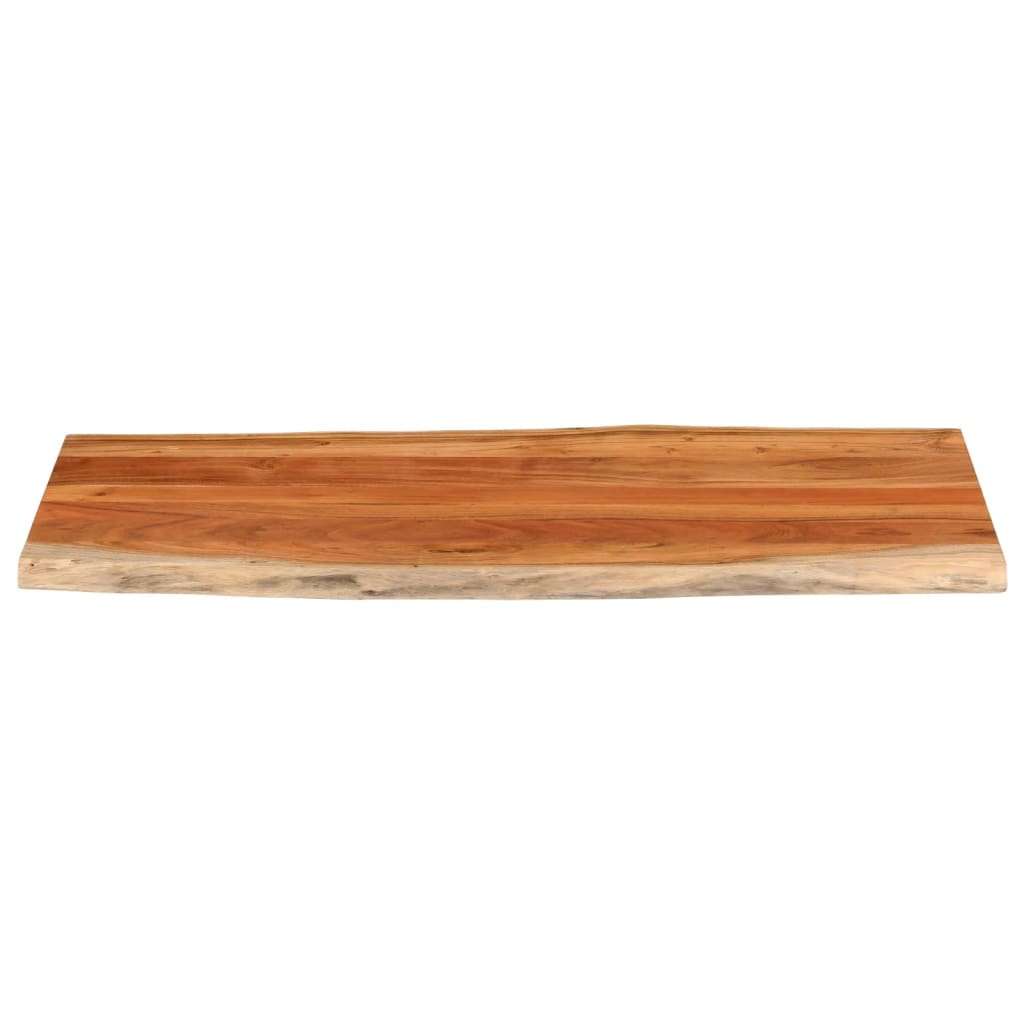 vidaXL Tablero de mesa rectangular borde natural acacia 140x60x2,5 cm - Image 3