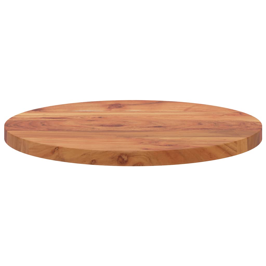 vidaXL Tablero de mesa redondo madera maciza de acacia Ø40x2,5 cm - Image 4