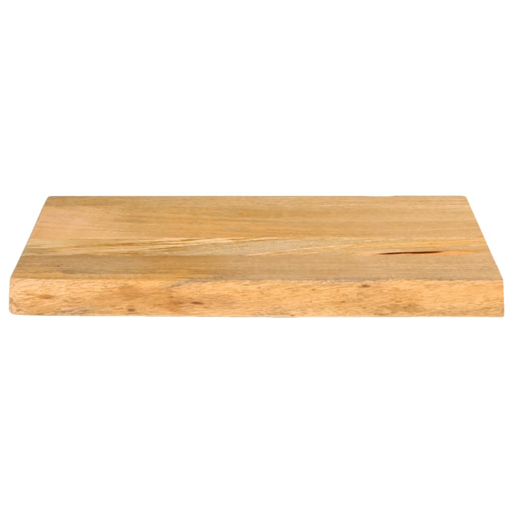 vidaXL Tablero de mesa borde natural madera maciza mango 60x40x2,5 cm - Image 3