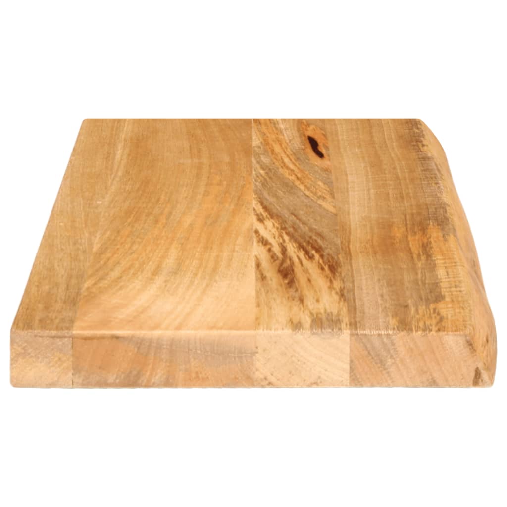 vidaXL Tablero de mesa borde natural madera maciza mango 60x40x2,5 cm - Image 4