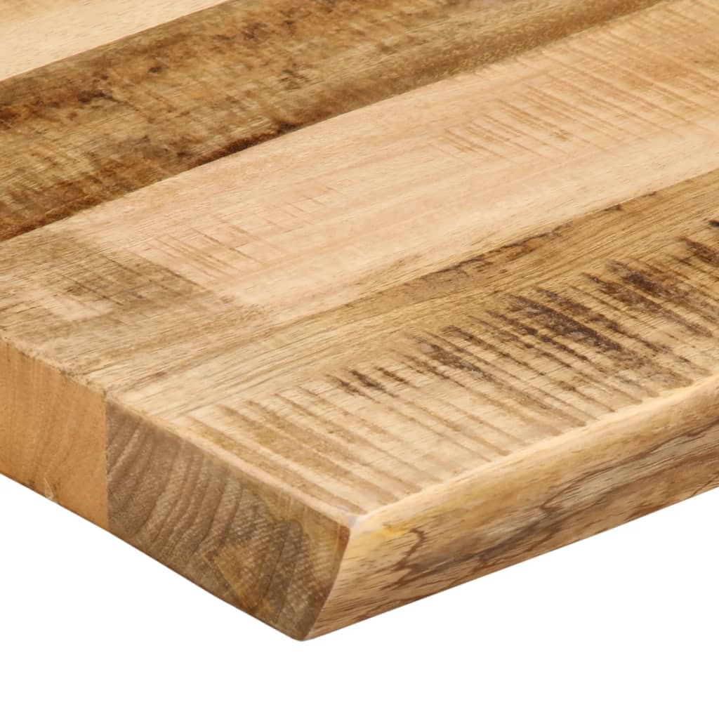 vidaXL Tablero de mesa borde natural madera maciza mango 160x40x3,8 cm - Image 6