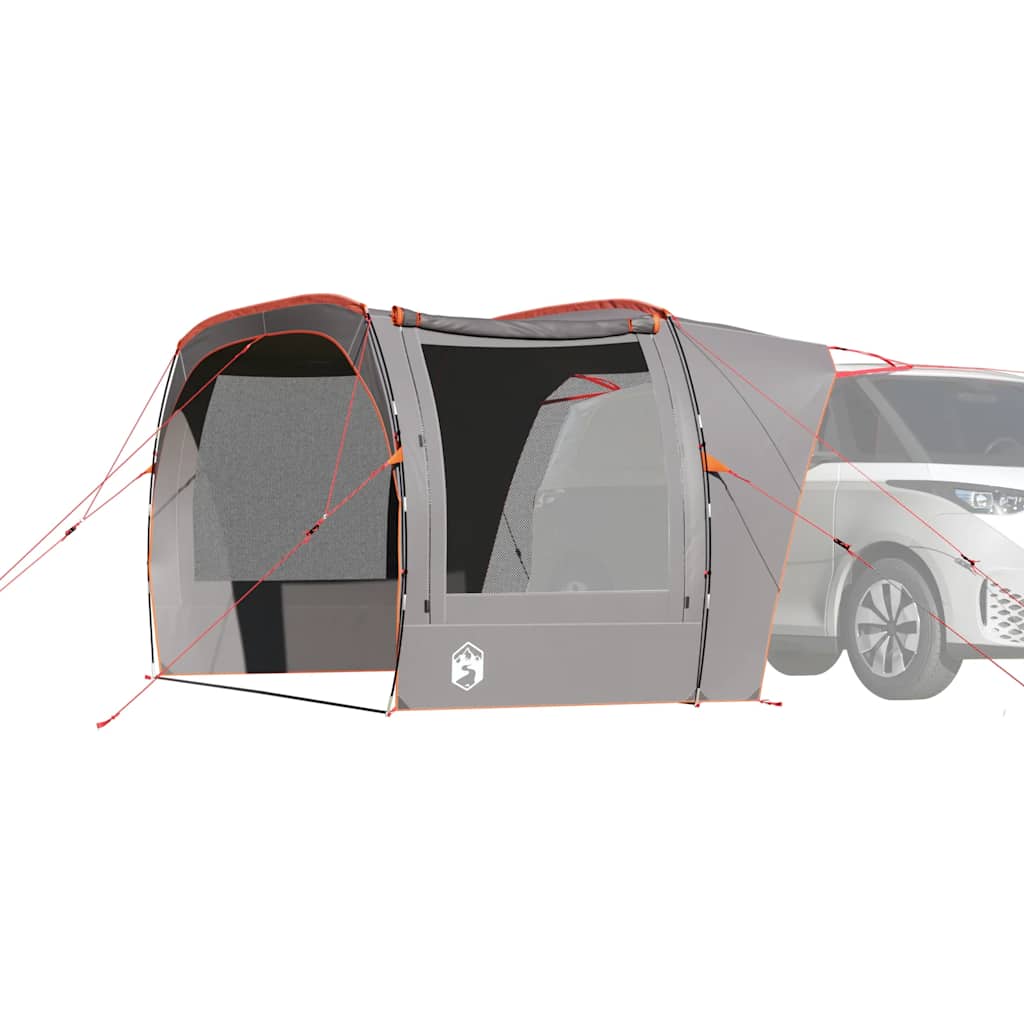 vidaXL Tienda de campaña para coche impermeable gris y naranja
