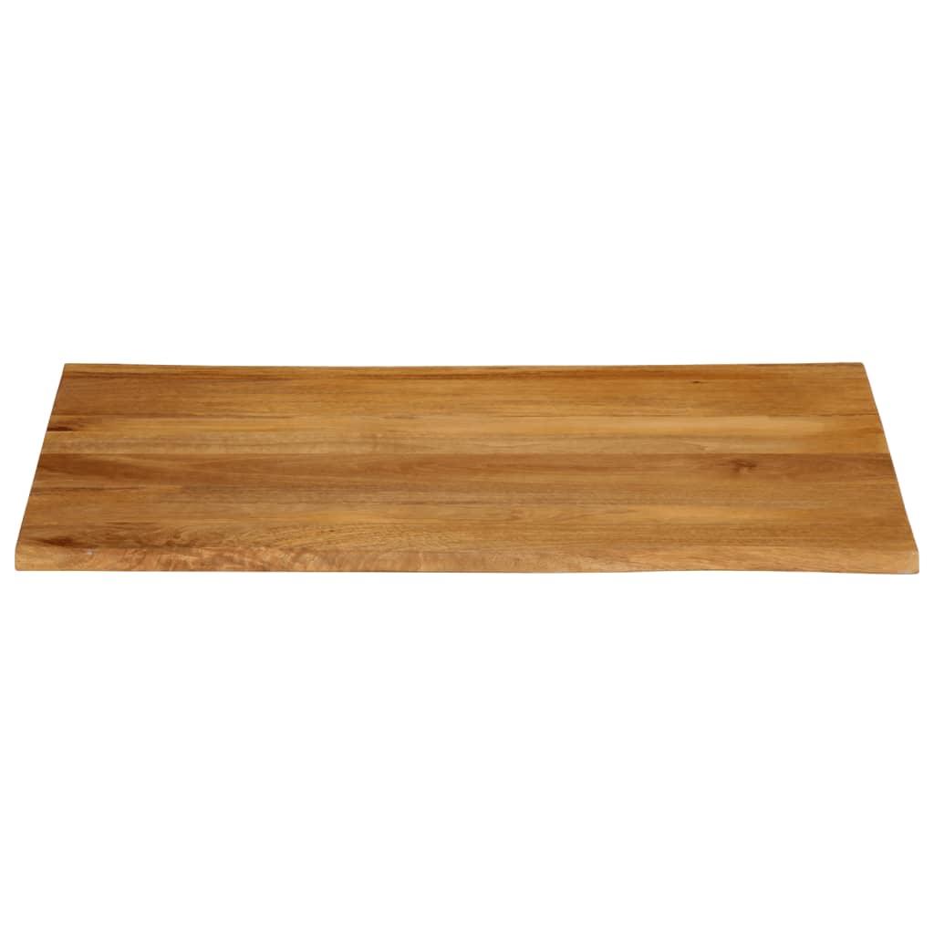 vidaXL Tablero de mesa borde natural madera maciza mango 110x80x3,8 cm - Image 3