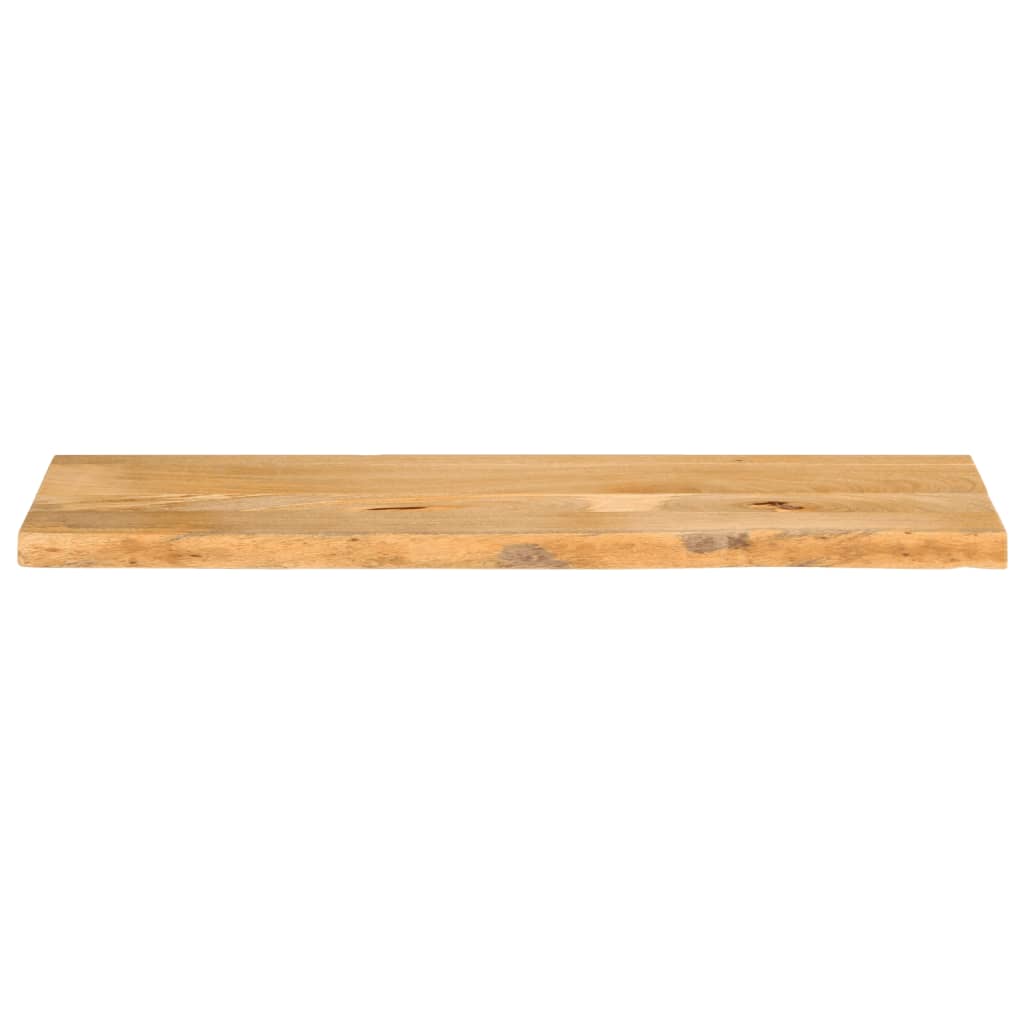 vidaXL Tablero de mesa borde natural madera maciza mango 100x30x2,5 cm - Image 3
