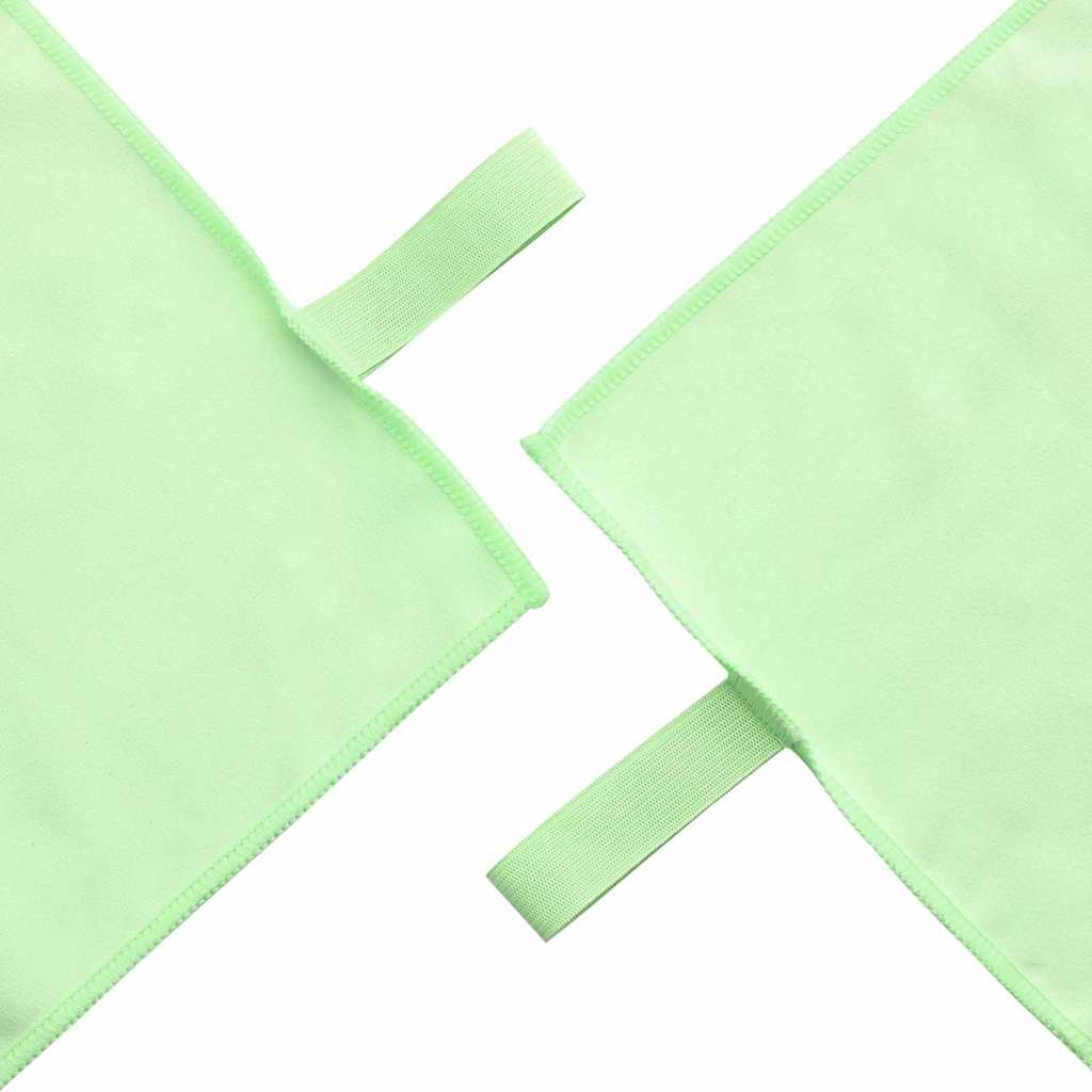vidaXL Sporthandtuch Set 3 pcs Grün Polyester und Polyamid - Image 5