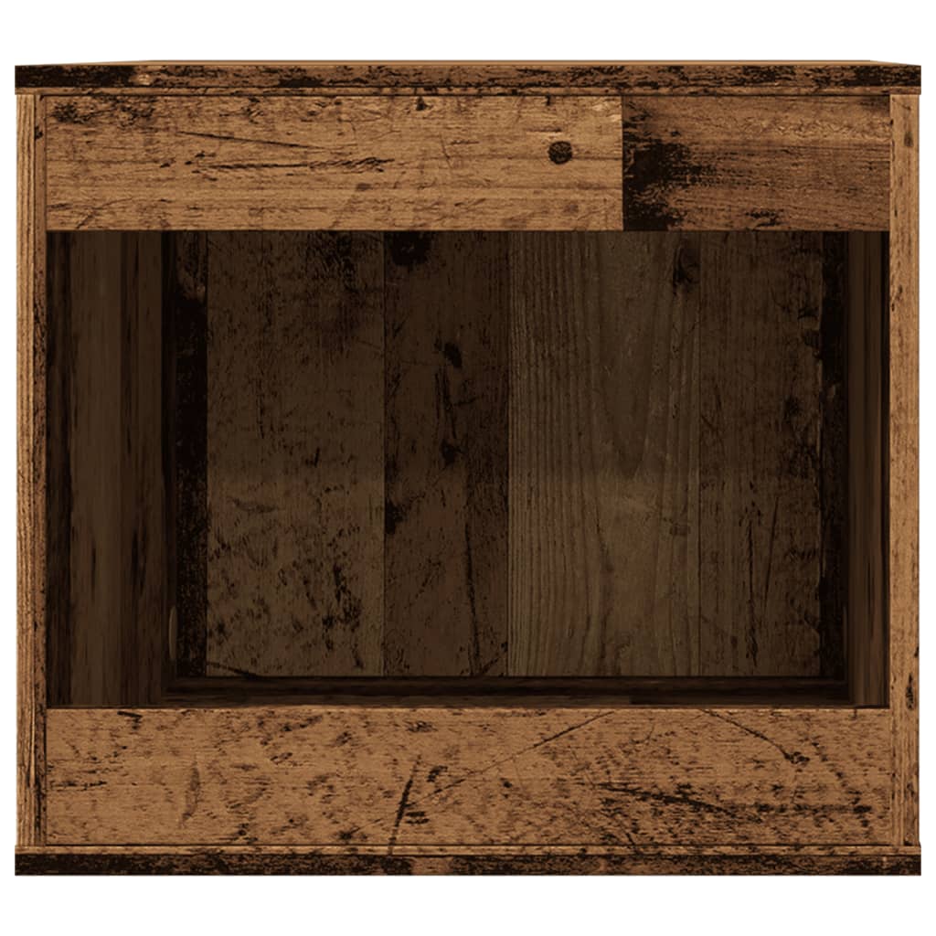 vidaXL Katzenklo Altholz-Optik 47x59x42 cm Holzwerkstoff - Image 4