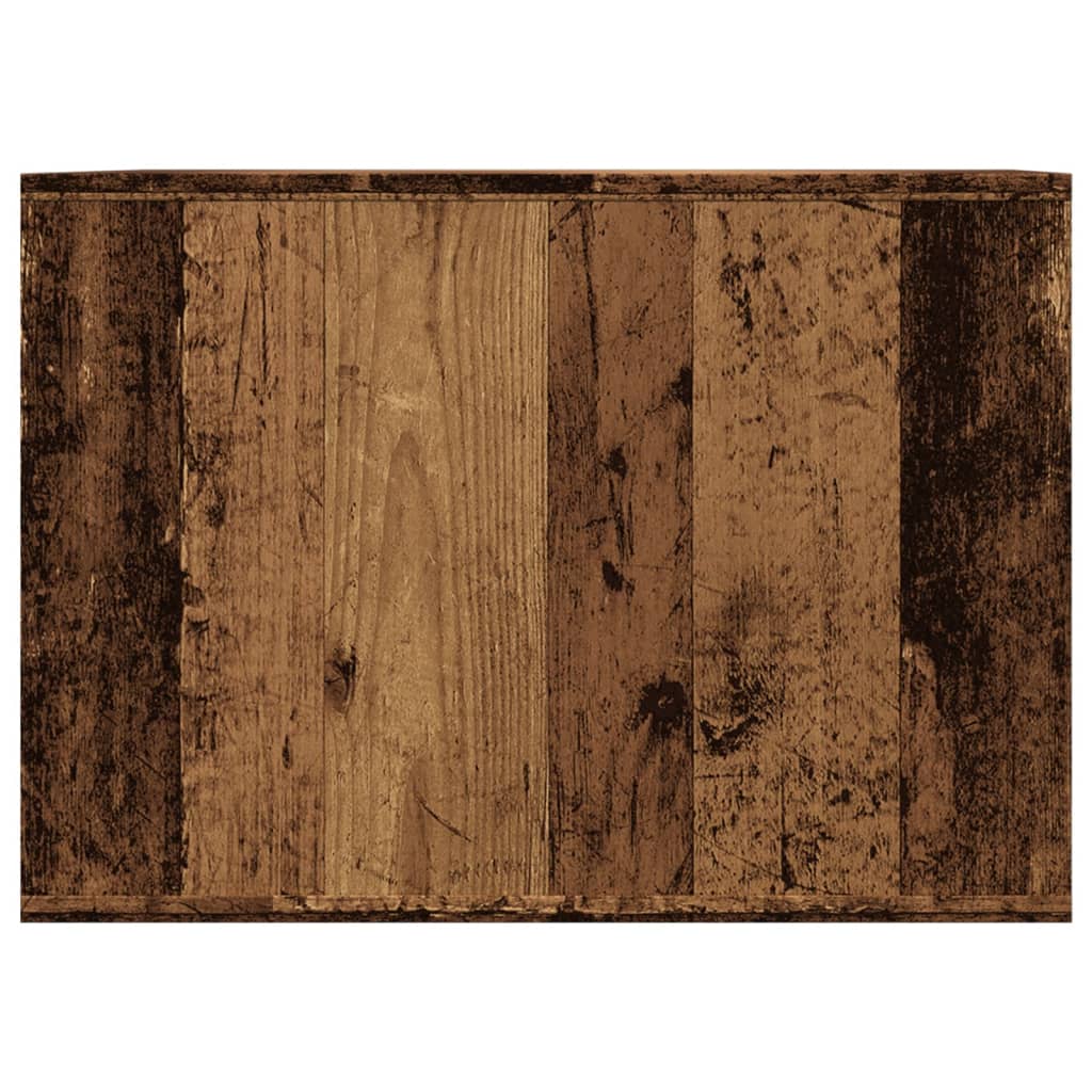 vidaXL Katzenklo Altholz-Optik 47x59x42 cm Holzwerkstoff - Image 5