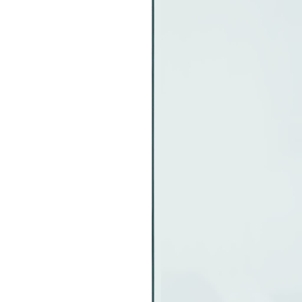 vidaXL Kaminofen Glasplatte Rechteckig 80x50 cm - Image 6