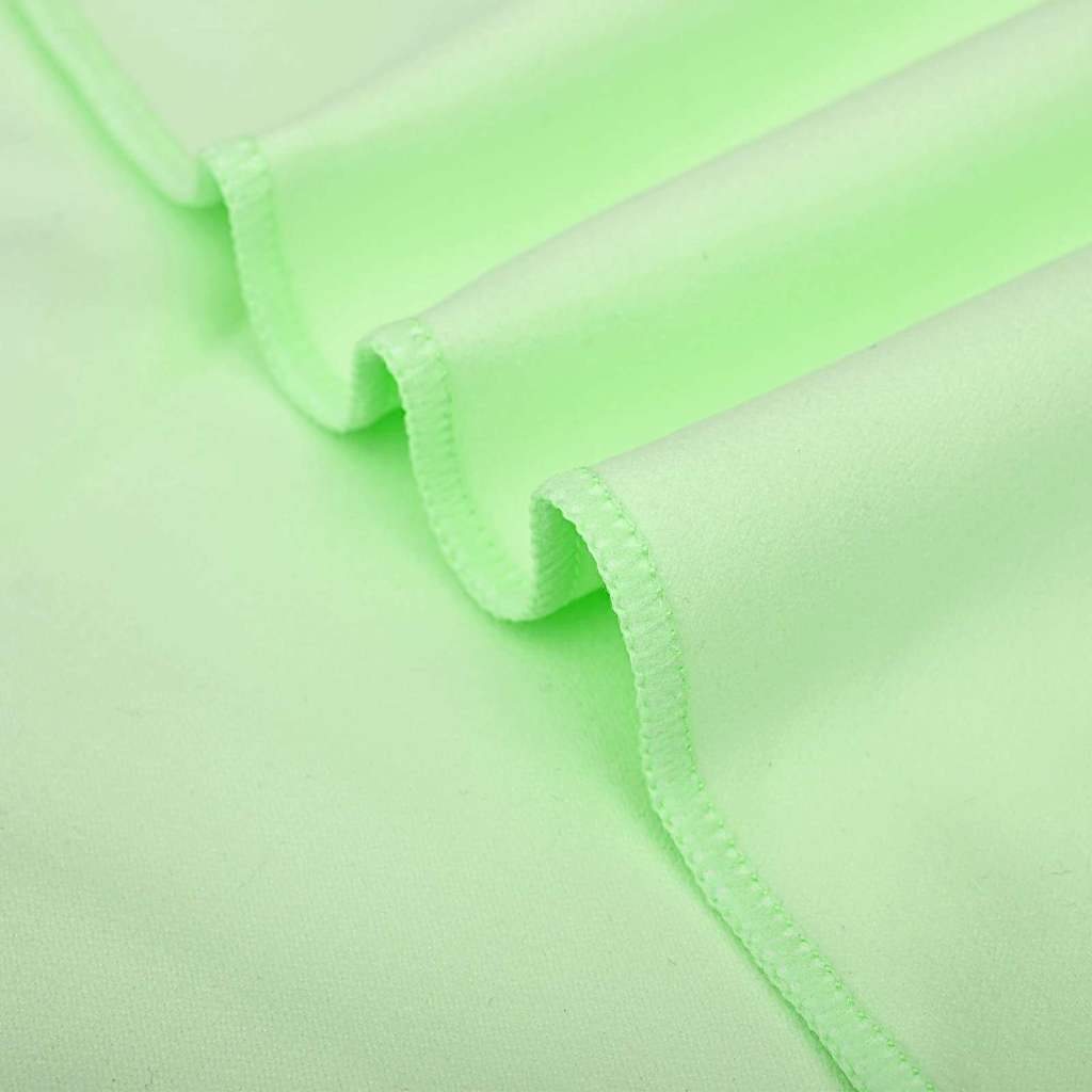 vidaXL Sporthandtuch Set 2 pcs Grün Stoff - Image 6