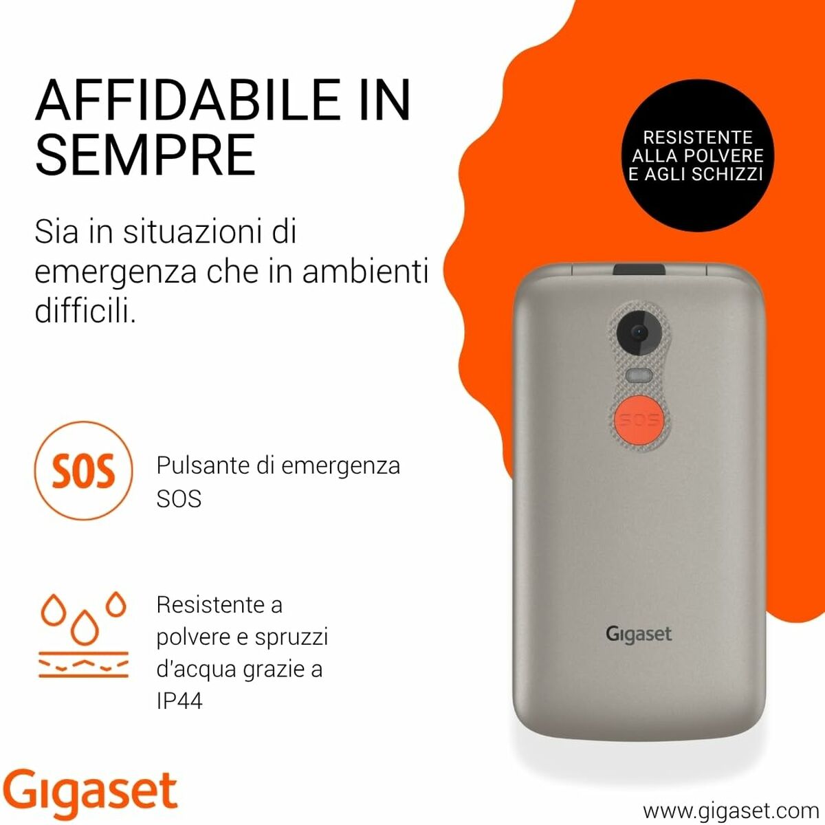 Smartphone Gigaset S30853-H1231-R102 2,8" Grigio - Image 6
