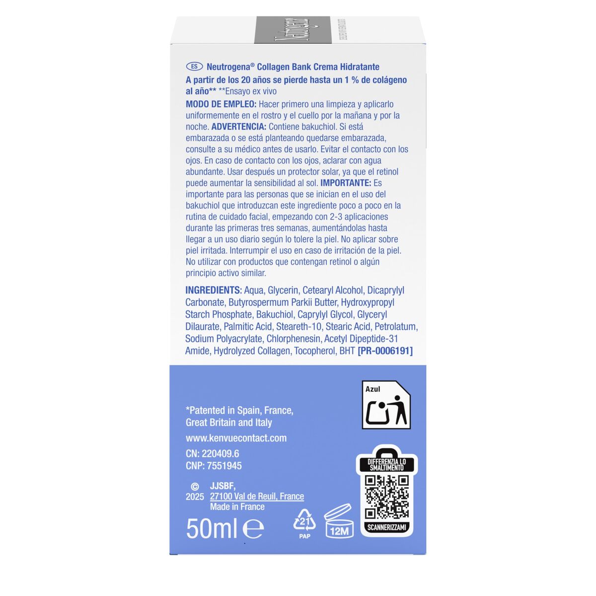 Crema Piedi Idratante Neutrogena COLLAGEN BANK 50 ml - Image 3