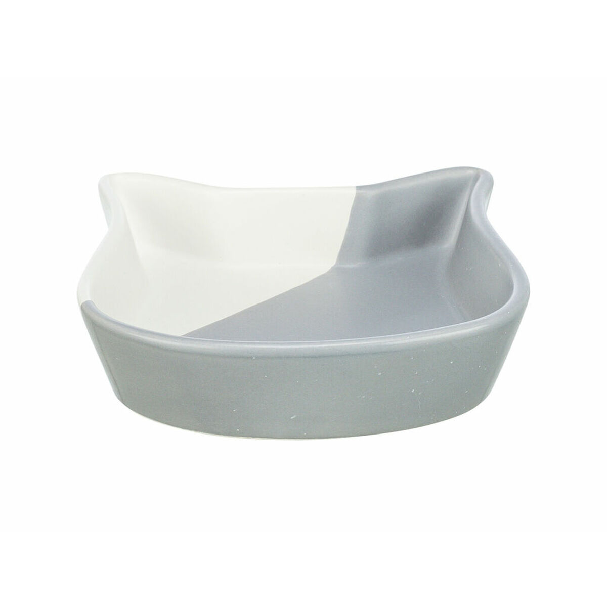 Ciotola per gatti Trixie Bianco Grigio Ceramica