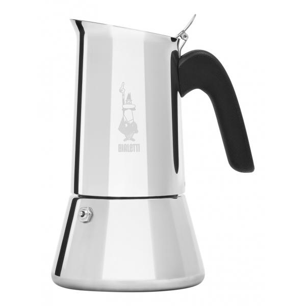 Caffettiera Italiana Bialetti NEW VENUS Argentato Metallo Acciaio inossidabile