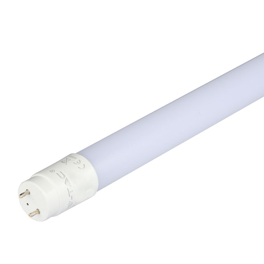 12w T8 Led Plastic Tube Non Rotatable 120cm 6500k G13 160 Lm/w
