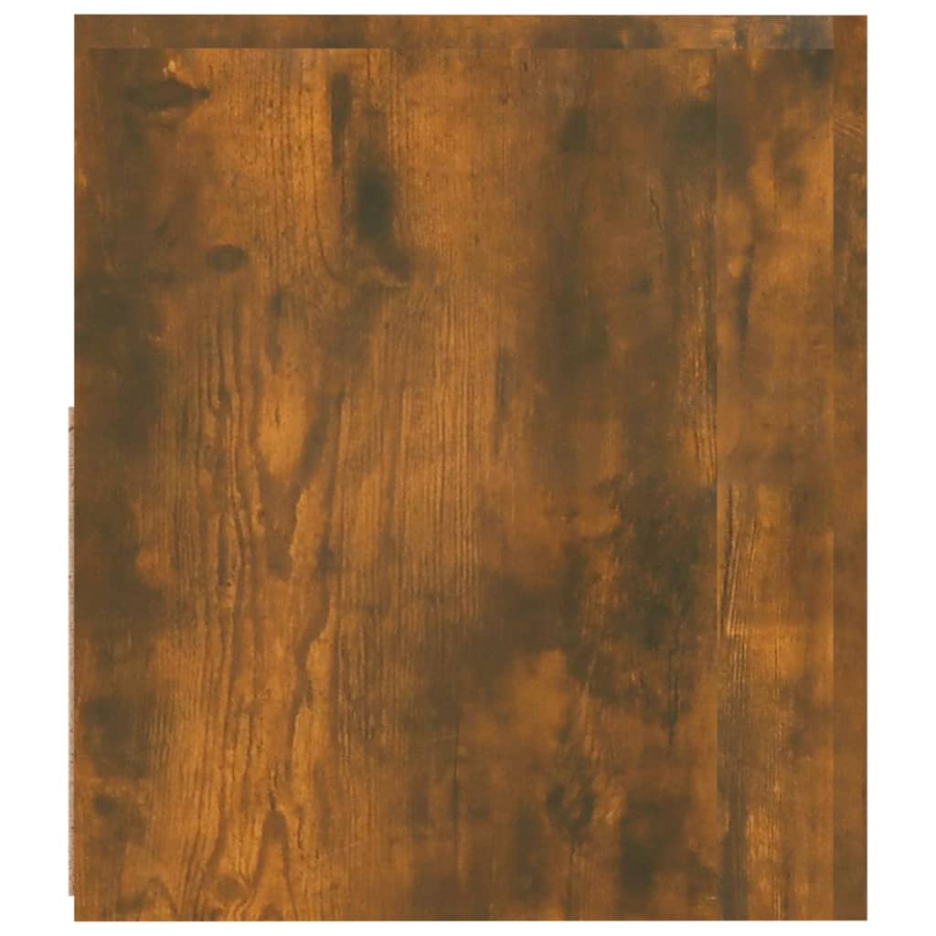 Comodini 2 Pz Con Luci Led Rovere Fumo 60x35x40 cm - Image 5