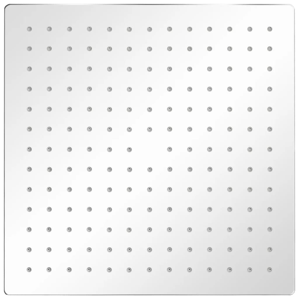 Testa Doccia A Pioggia In Acciaio Inossidabile 30x30cm Quadrata