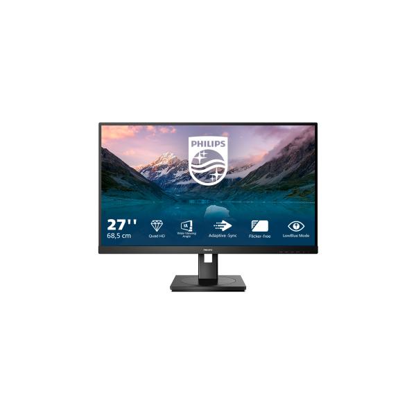 Philips Monitor 27 Wled Va 16:9 Qhd 4ms, Dp/hdmi, Pivot, Multimediale