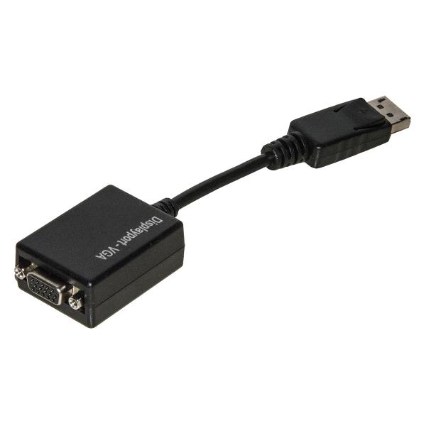 Adattatore Link Displayport Maschio - Vga Femmina Con Cavo Da 15 Cm - Adat19