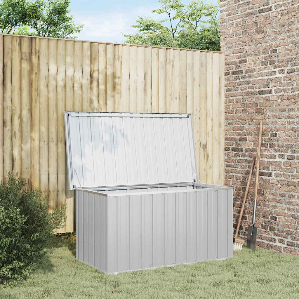 Baule Da Giardino Grigio 129x67x65 cm