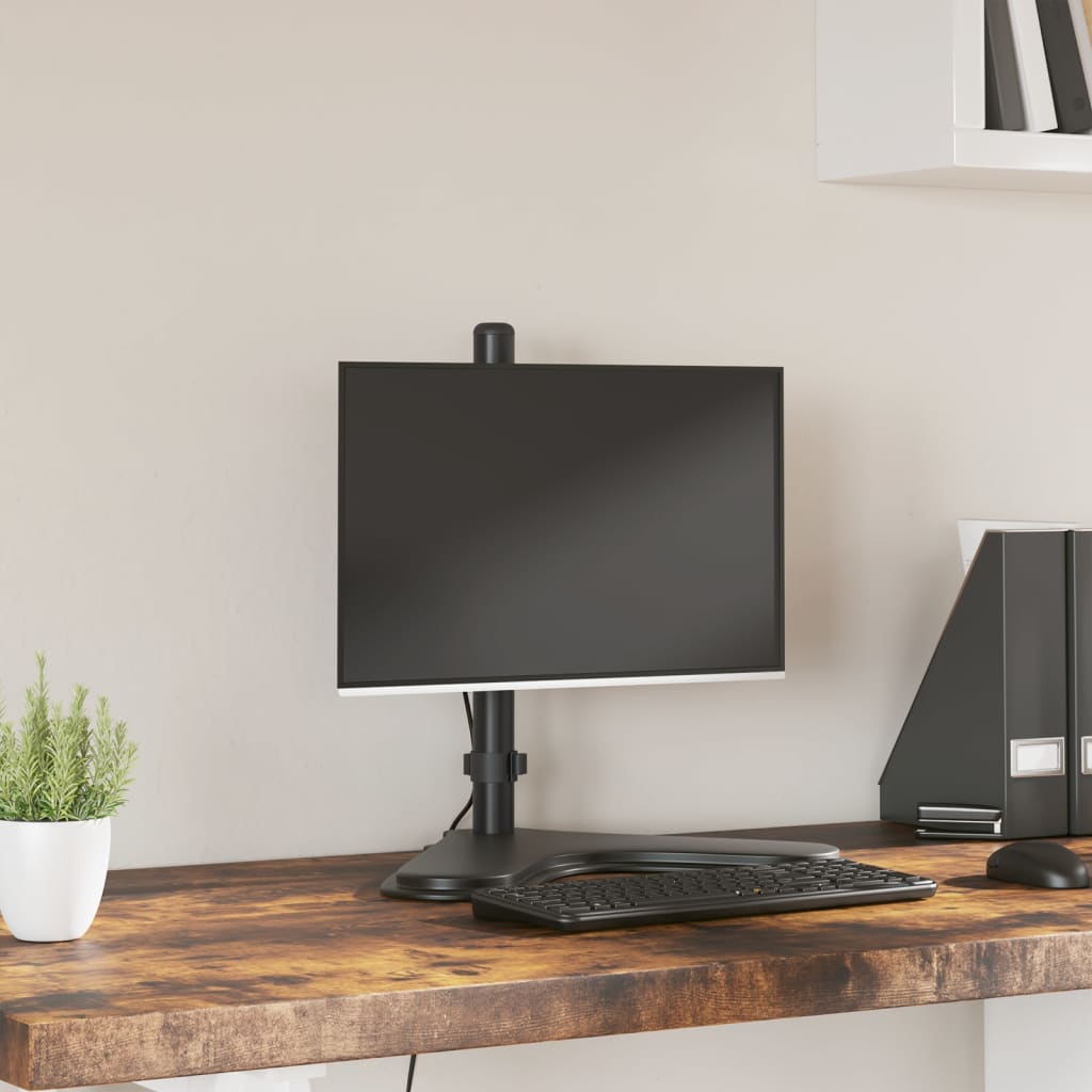Supporto Per Monitor In Acciaio Nero Vesa 75/100 mm