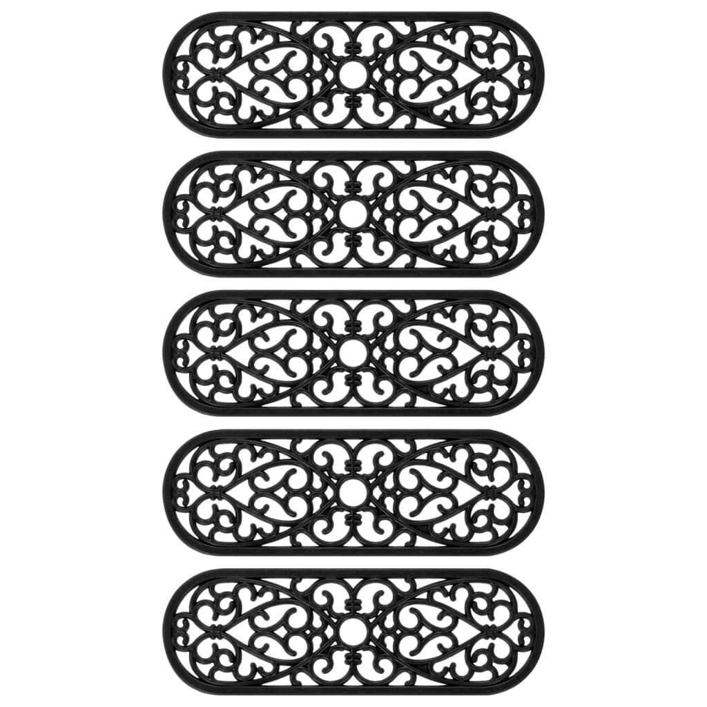 Tappetino Per Scale 5 Pz 25x75 Cm In Gomma - Image 3