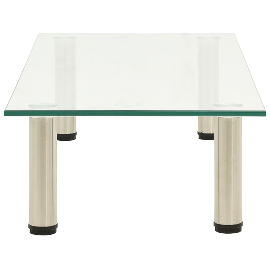 322766 Tv Stand Transparent 80x35x17 Cm Tempered Glass - Image 3