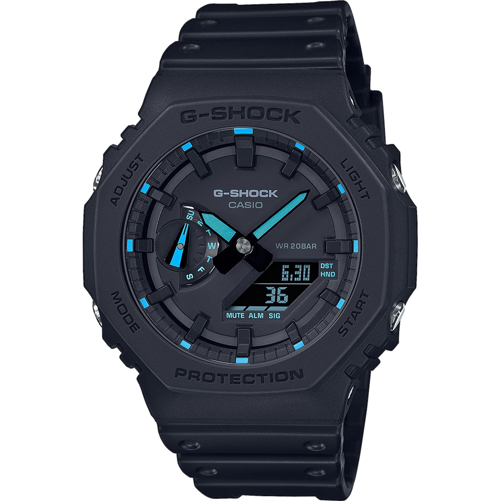 Casio G-Shock Mod. Oak - Neon Blue Index