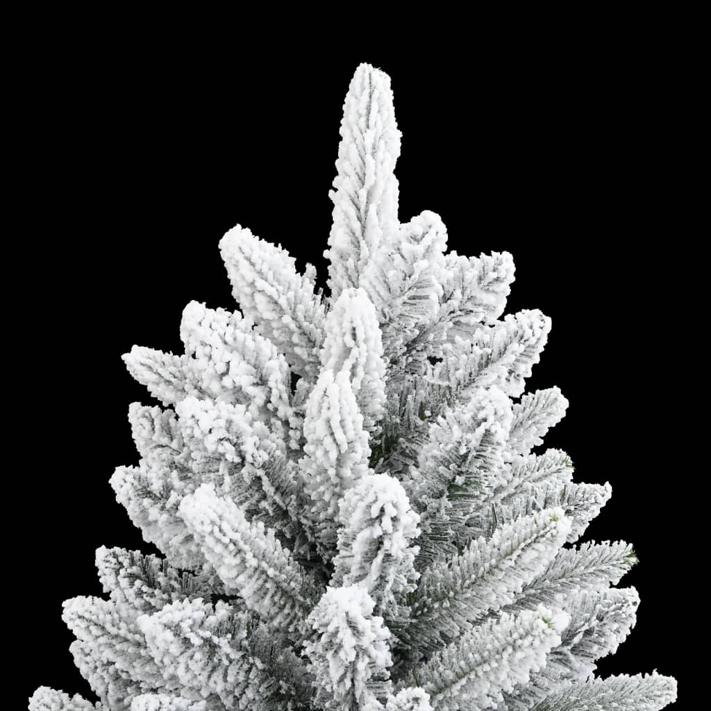Albero Di Natale Artificiale Con Neve Floccata 120 Cm Pvc E pe - Image 4