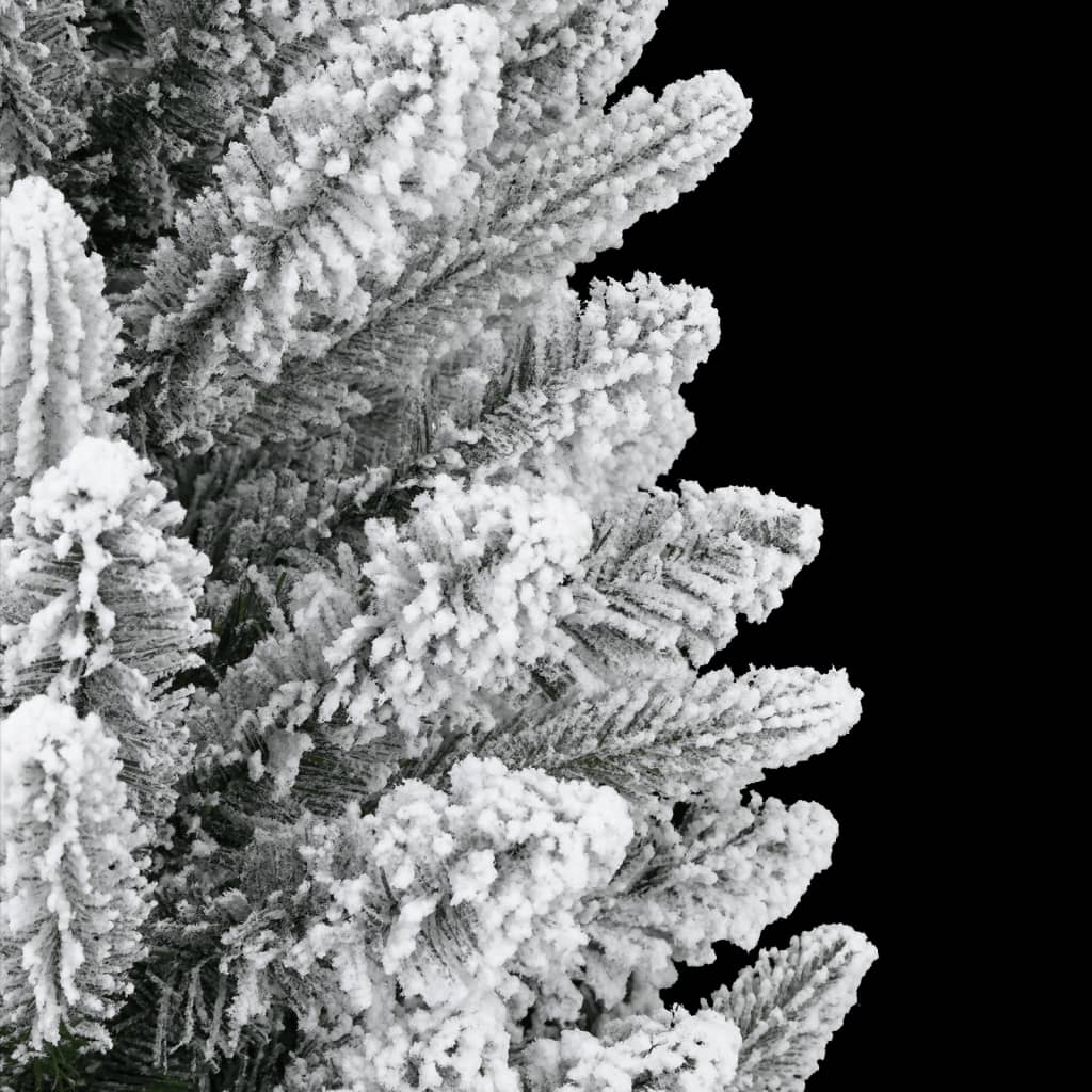 Albero Di Natale Artificiale Con Neve Floccata 120 Cm Pvc E pe - Image 5