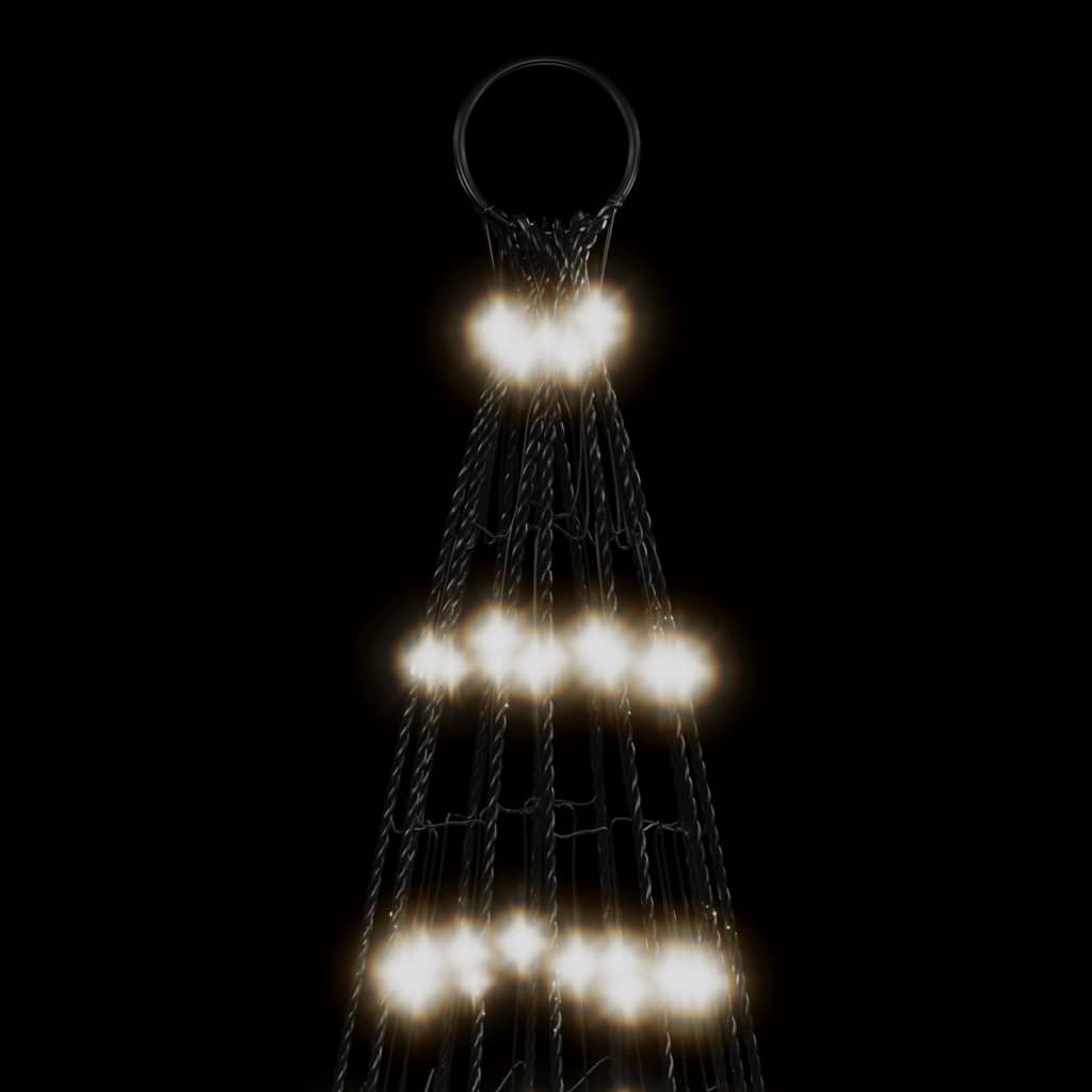 Albero Di Natale A Led Su Asta 1534 Led Bianco Freddo 500 cm - Image 5