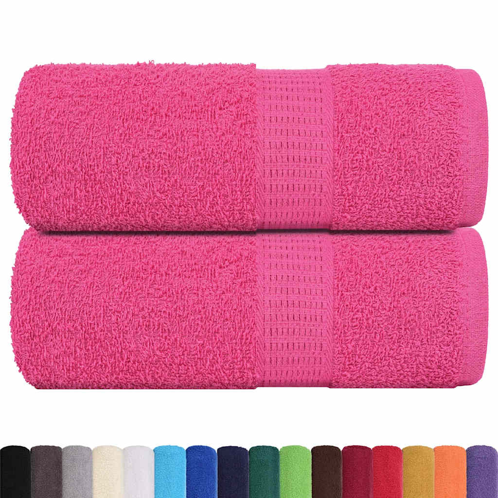 Asciugamani Da Bagno 2 Pz Frogn Rosa 30x30 Cm 100% Cotone
